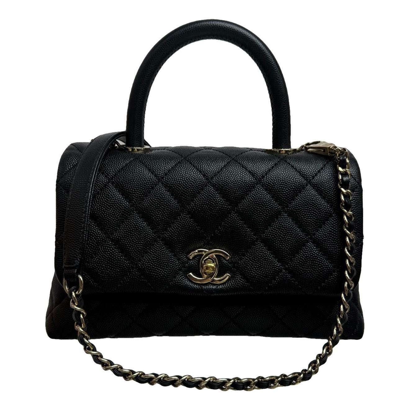 Coco Handle leather handbag
