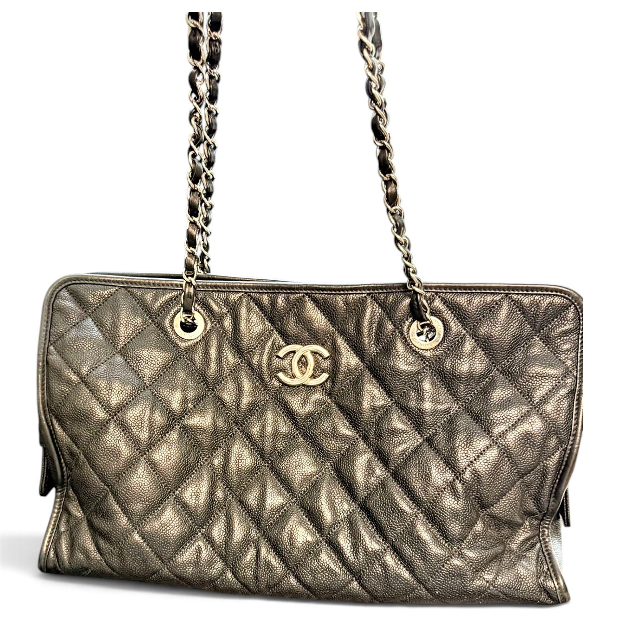 Leather tote