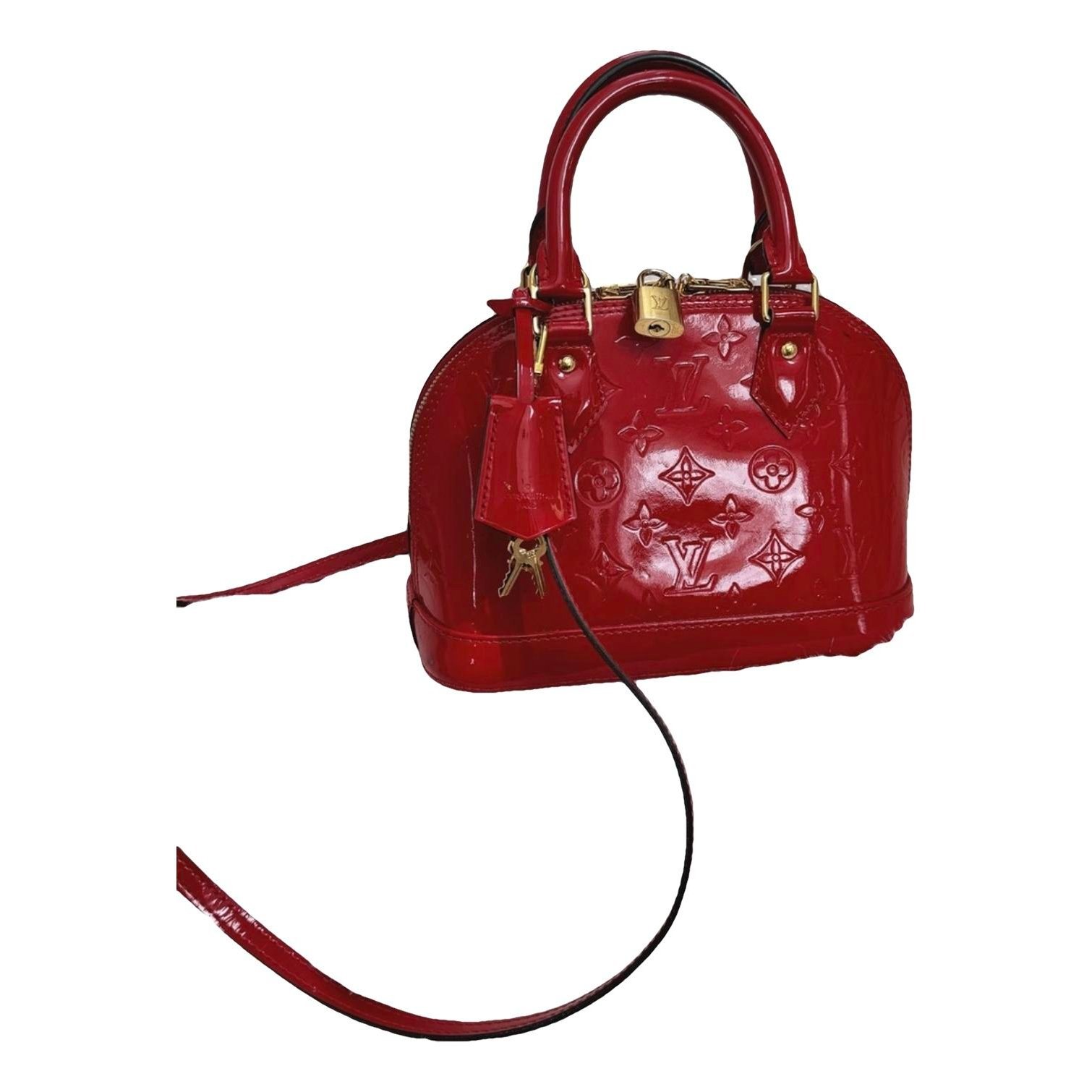 Alma BB patent leather handbag