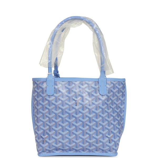 Goyard Goyard Goyardine Canvas Iris Anjou Mini Bag Palladium Hardware