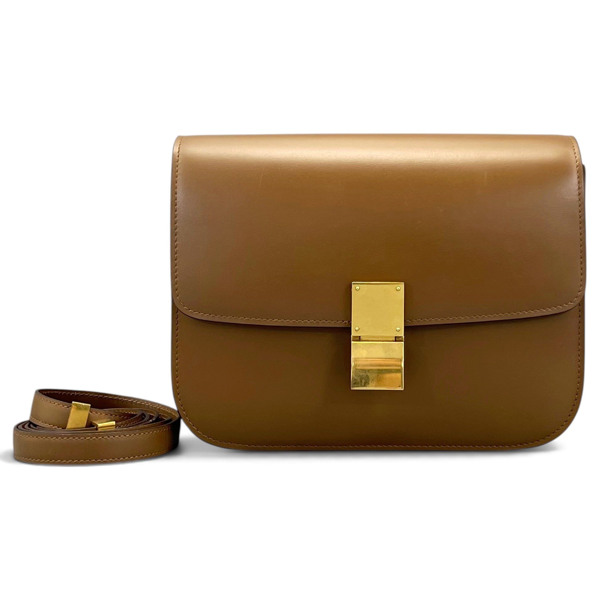 Classic leather handbag