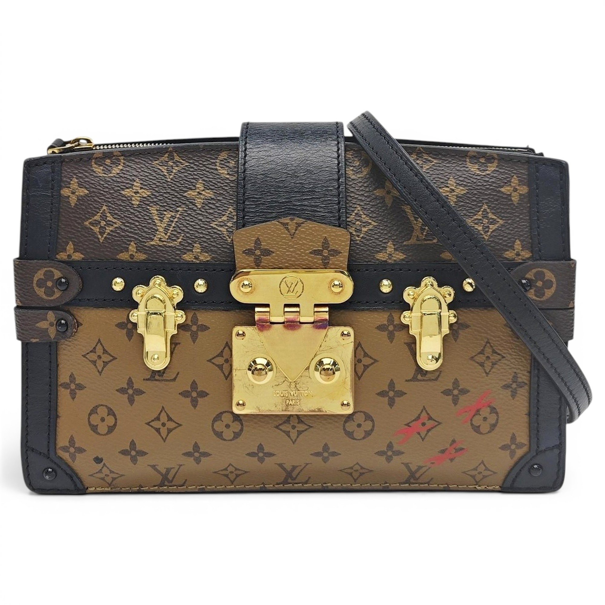 City Trunk leather handbag