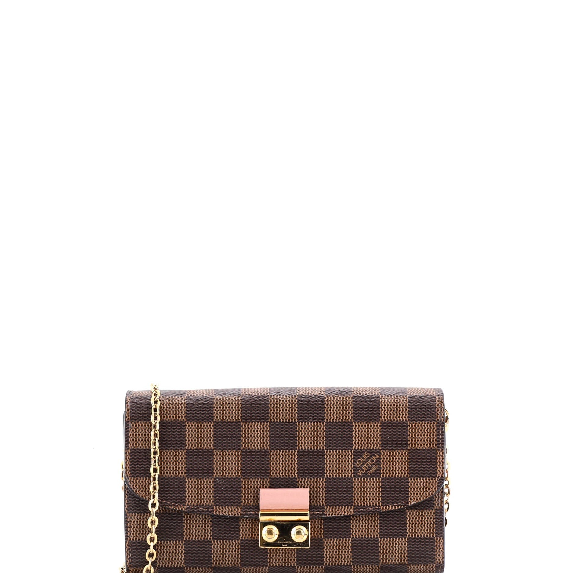 Louis Vuitton Croisette Chain Wallet Damier