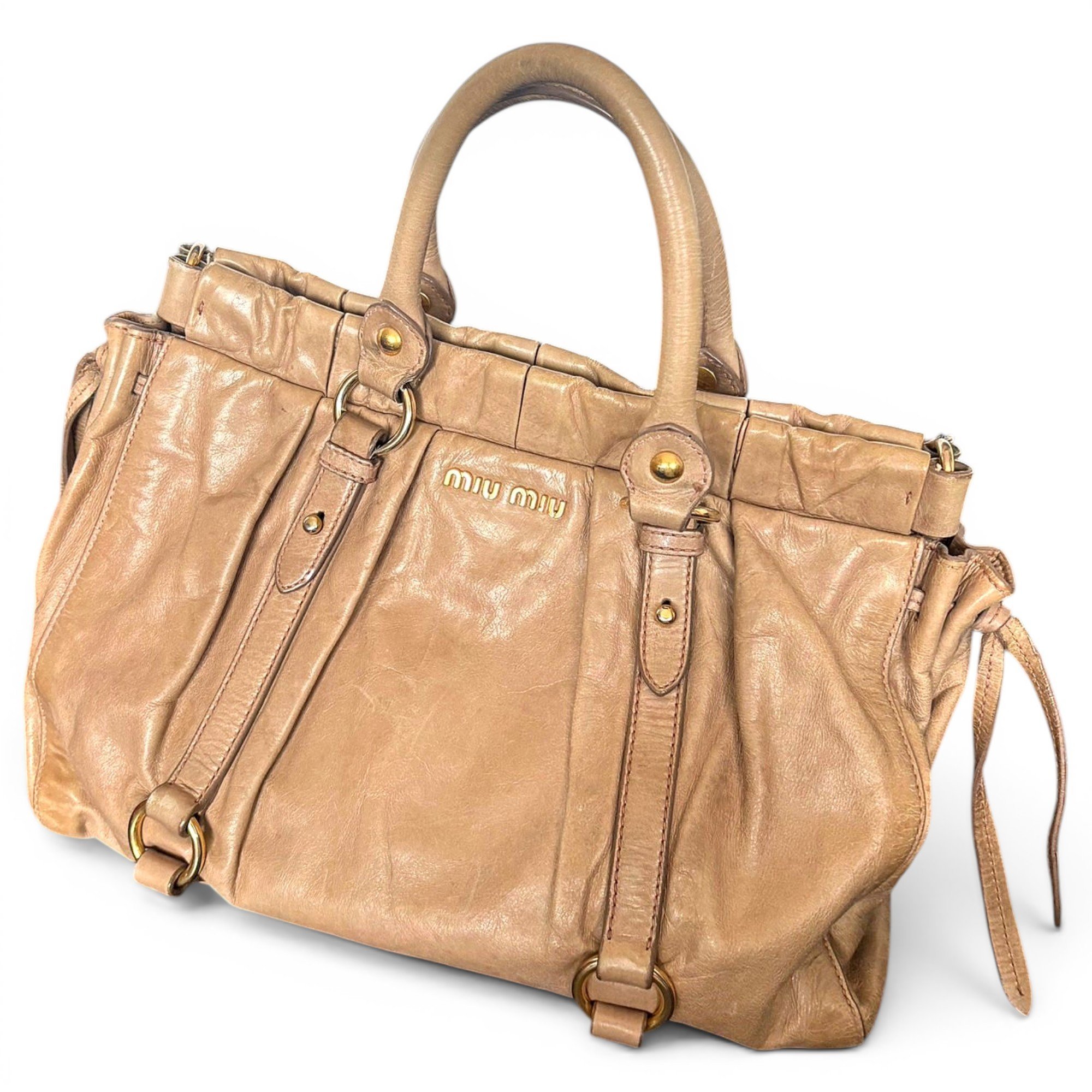 Leather handbag