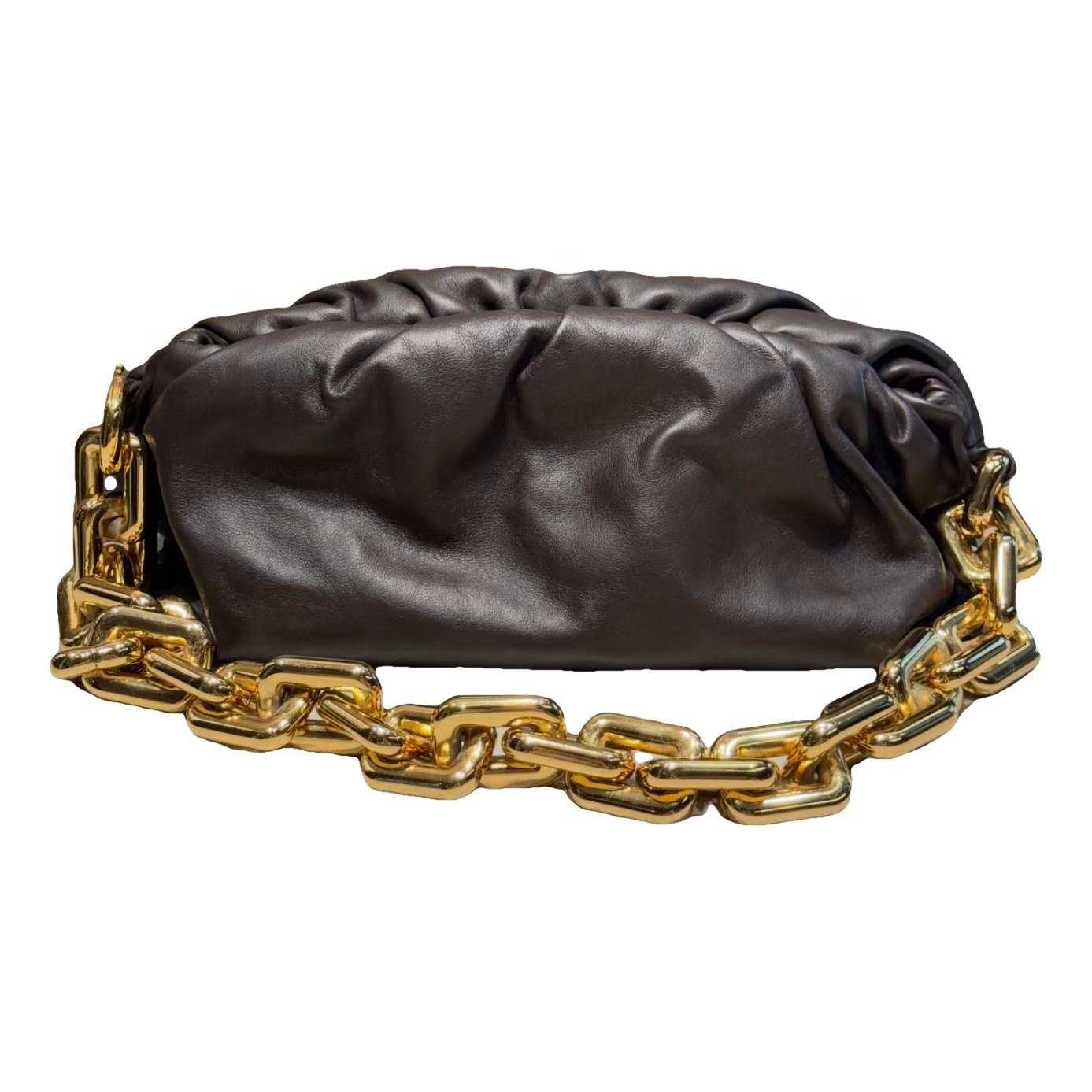 Chain Pouch leather handbag