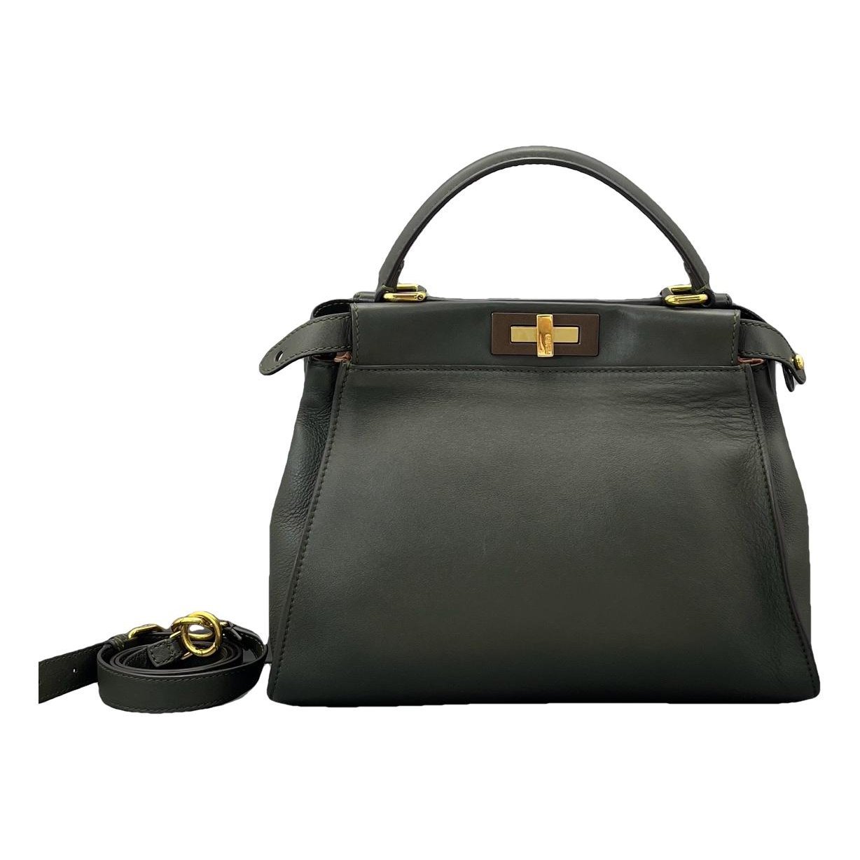 Fendi Peekaboo leather handbag