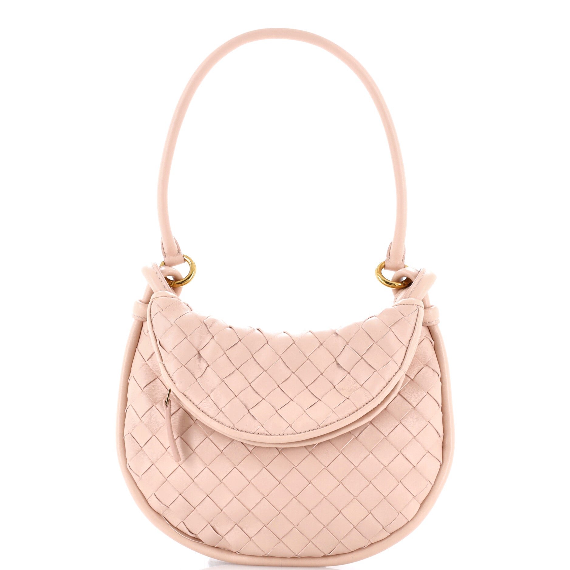 Gemelli Shoulder Bag Intrecciato Leather Small