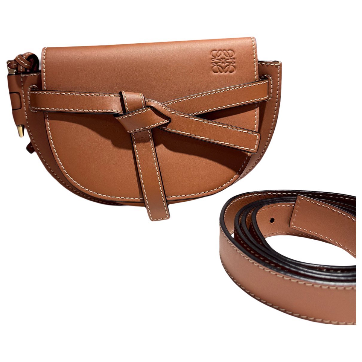Gate leather handbag