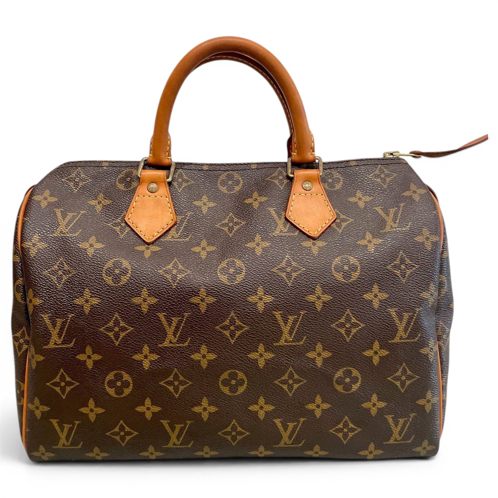 Speedy leather handbag