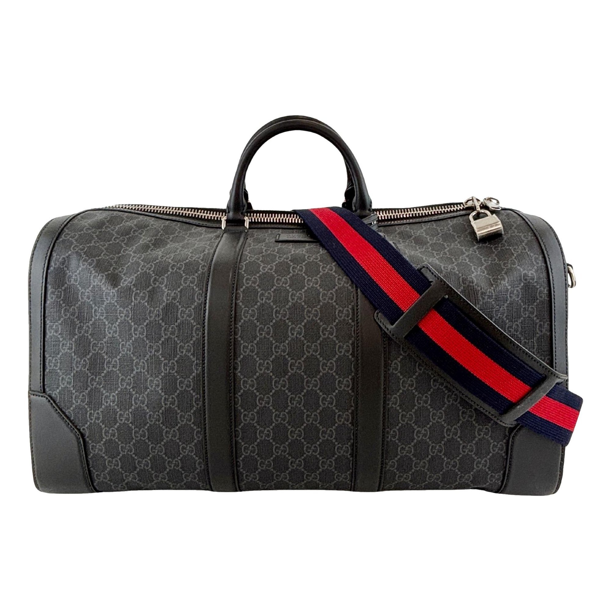 Leather travel bag
