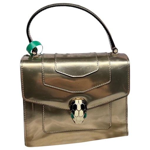 Serpenti leather handbag