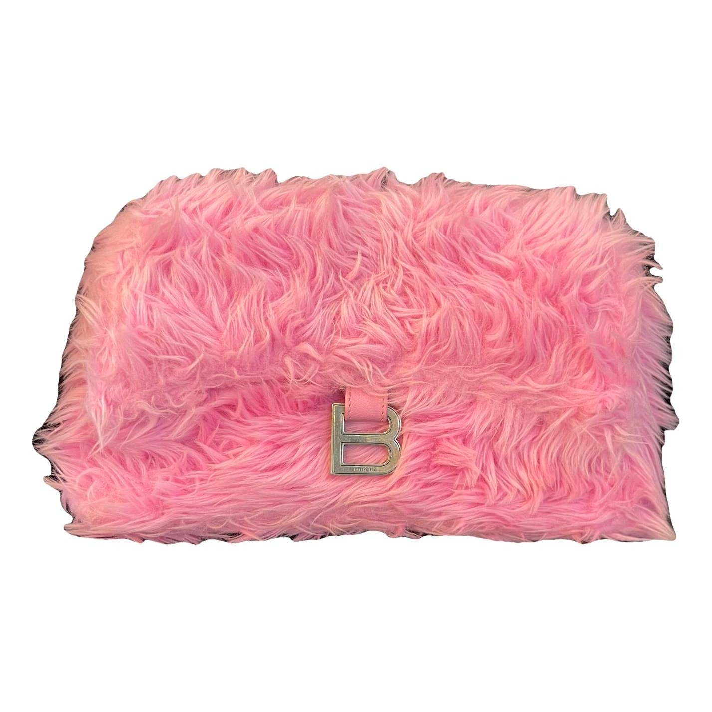 Faux fur handbag