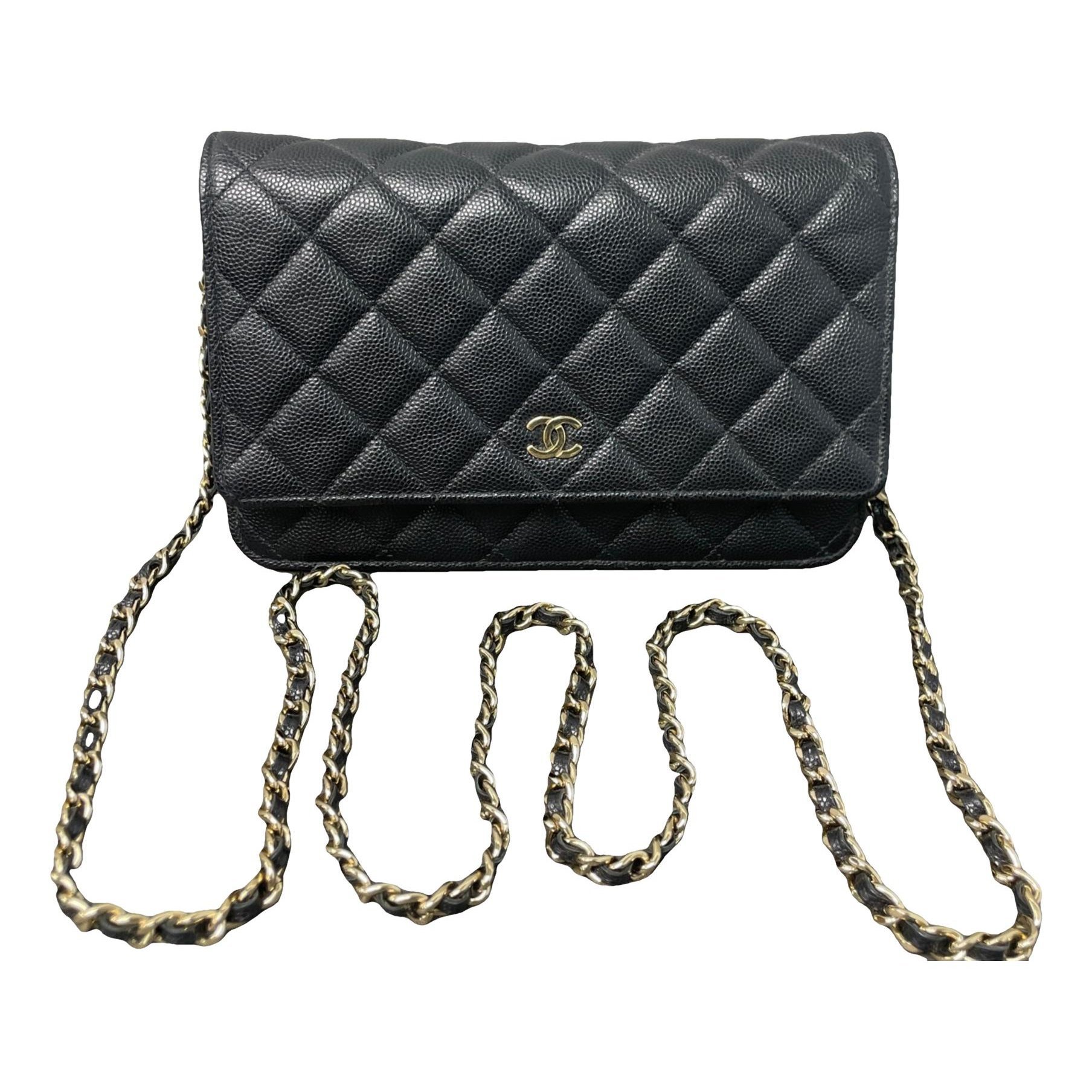 Wallet On Chain Timeless/Classique leather crossbody bag