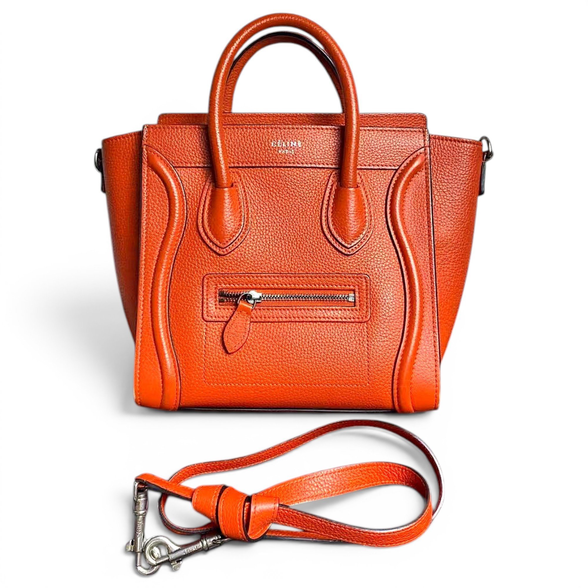 Nano Luggage leather handbag