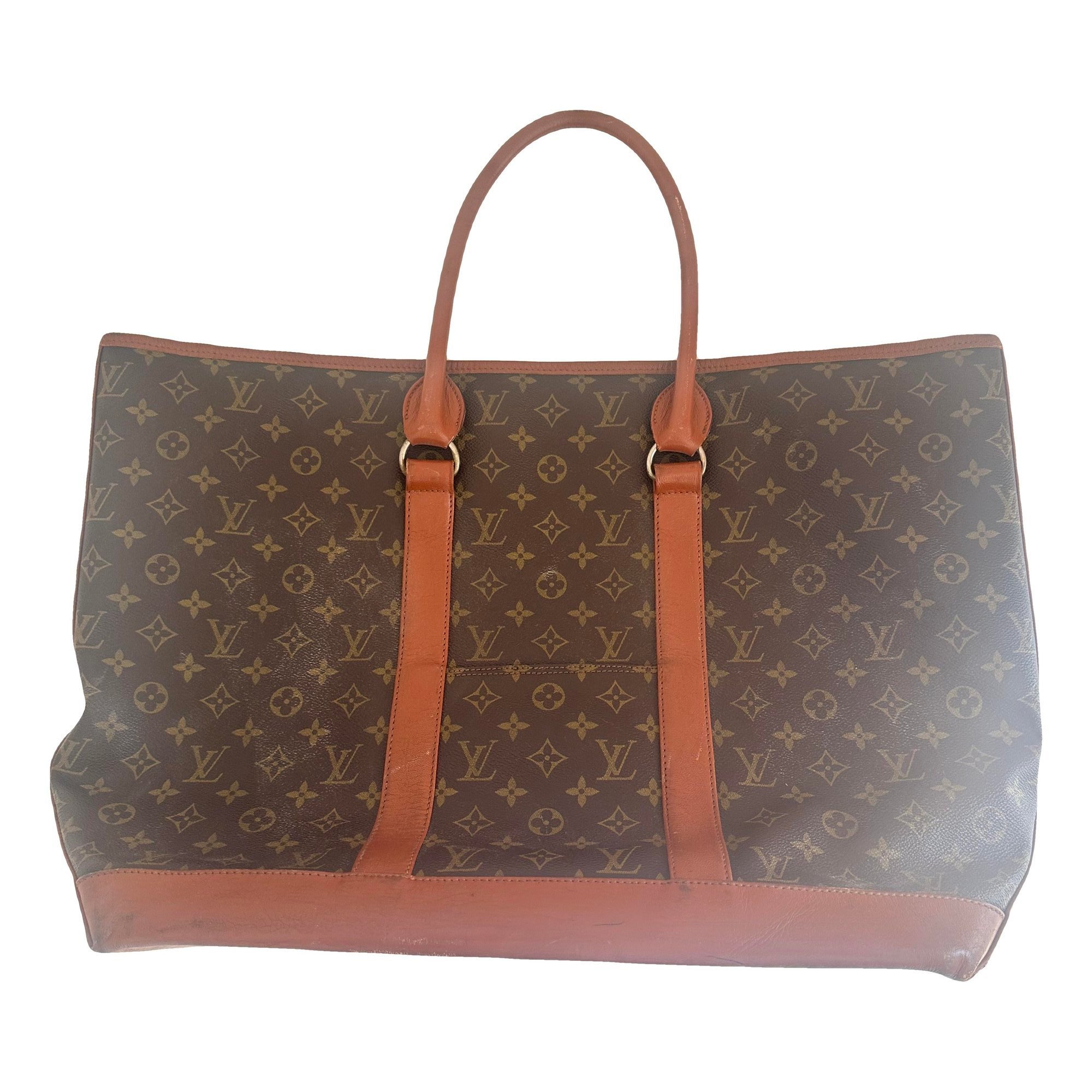 Babylone vintage leather tote