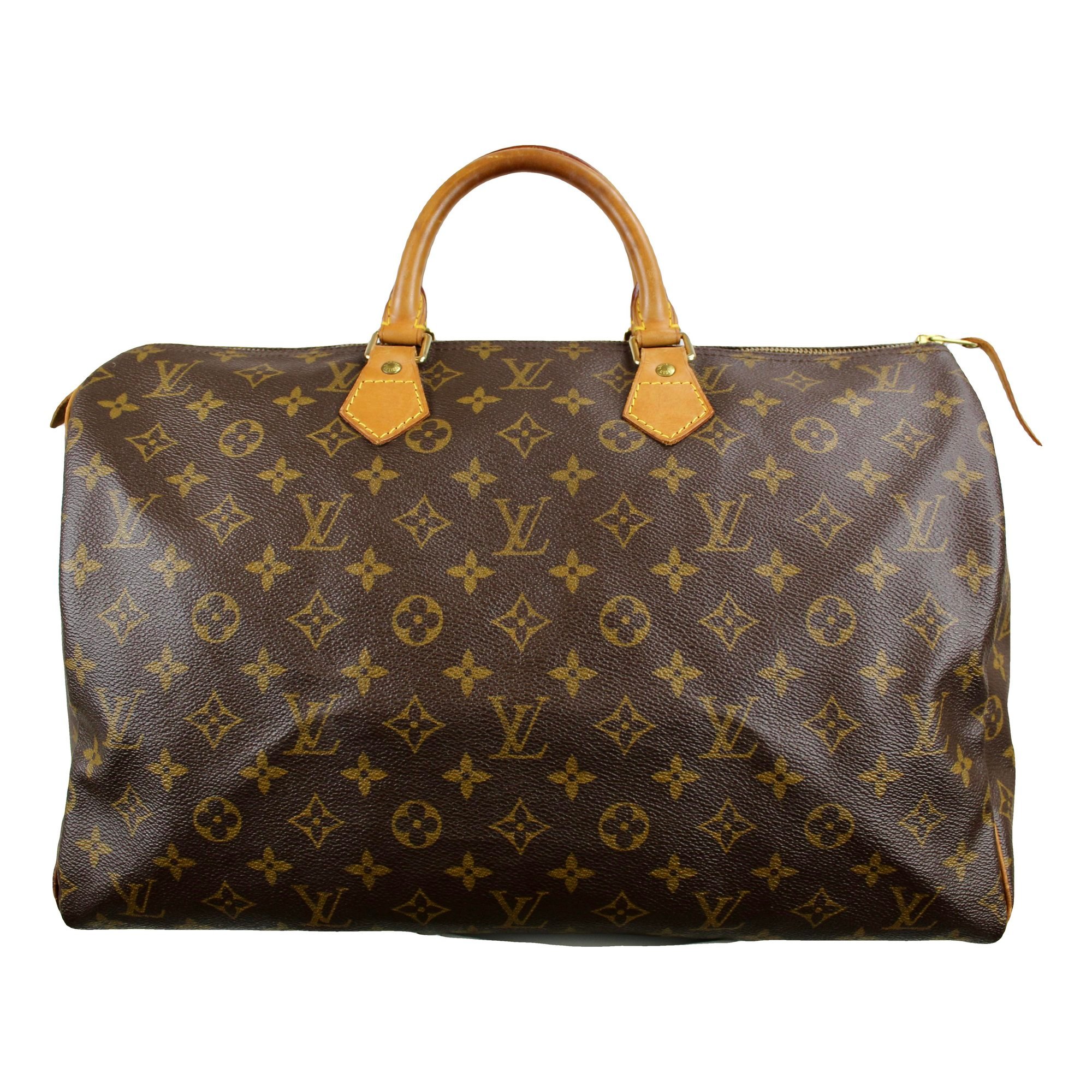 Speedy leather handbag
