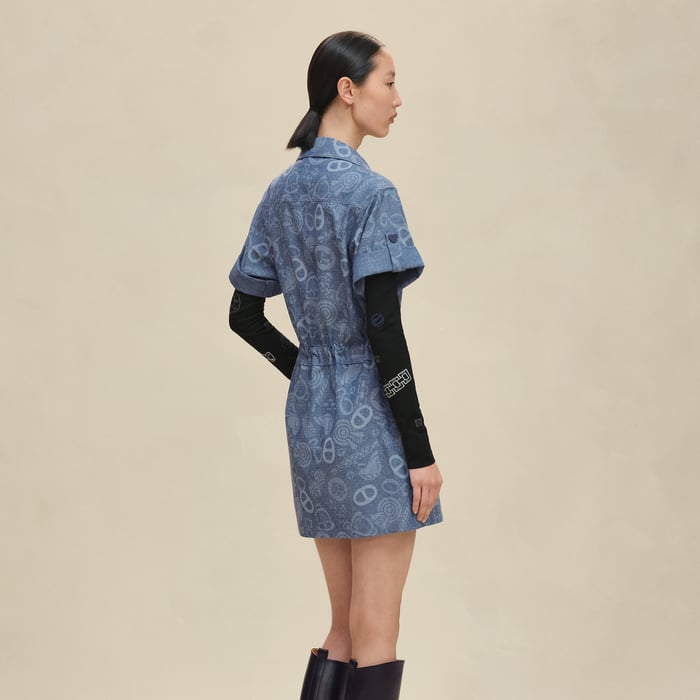 Bleu Denim "Candy Libris" Mini Dress