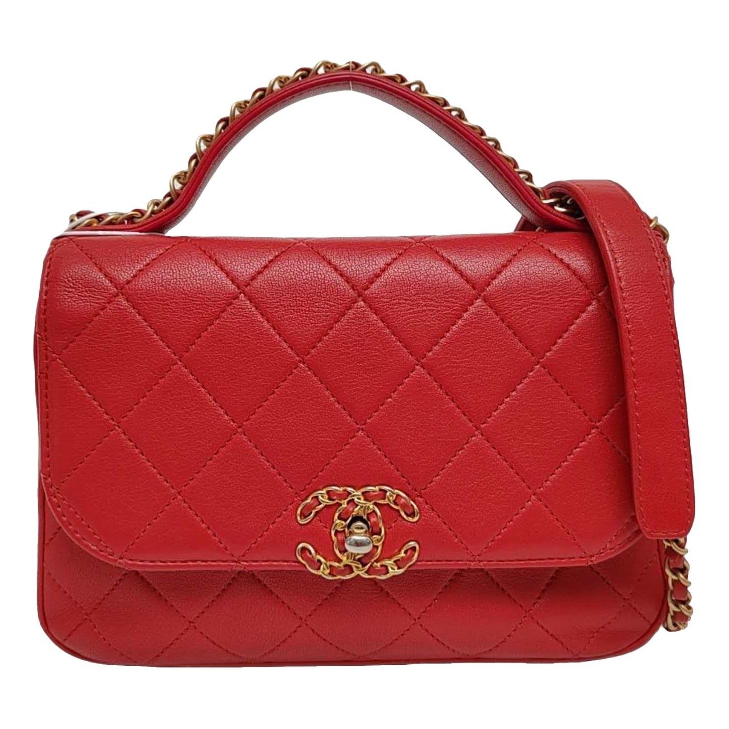 Chain Infinity leather handbag