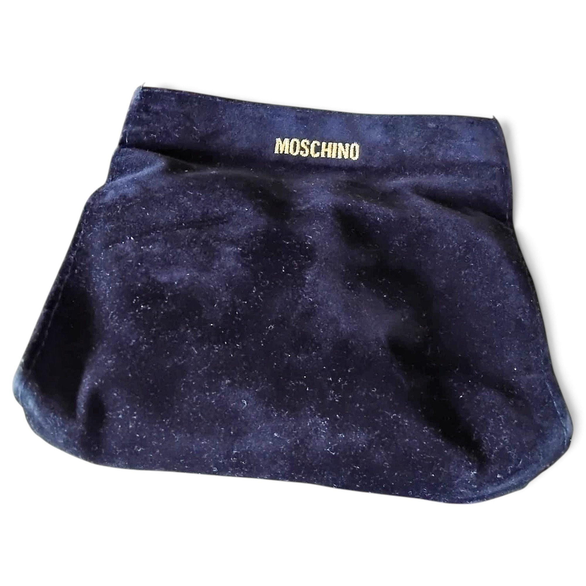 Velvet clutch bag