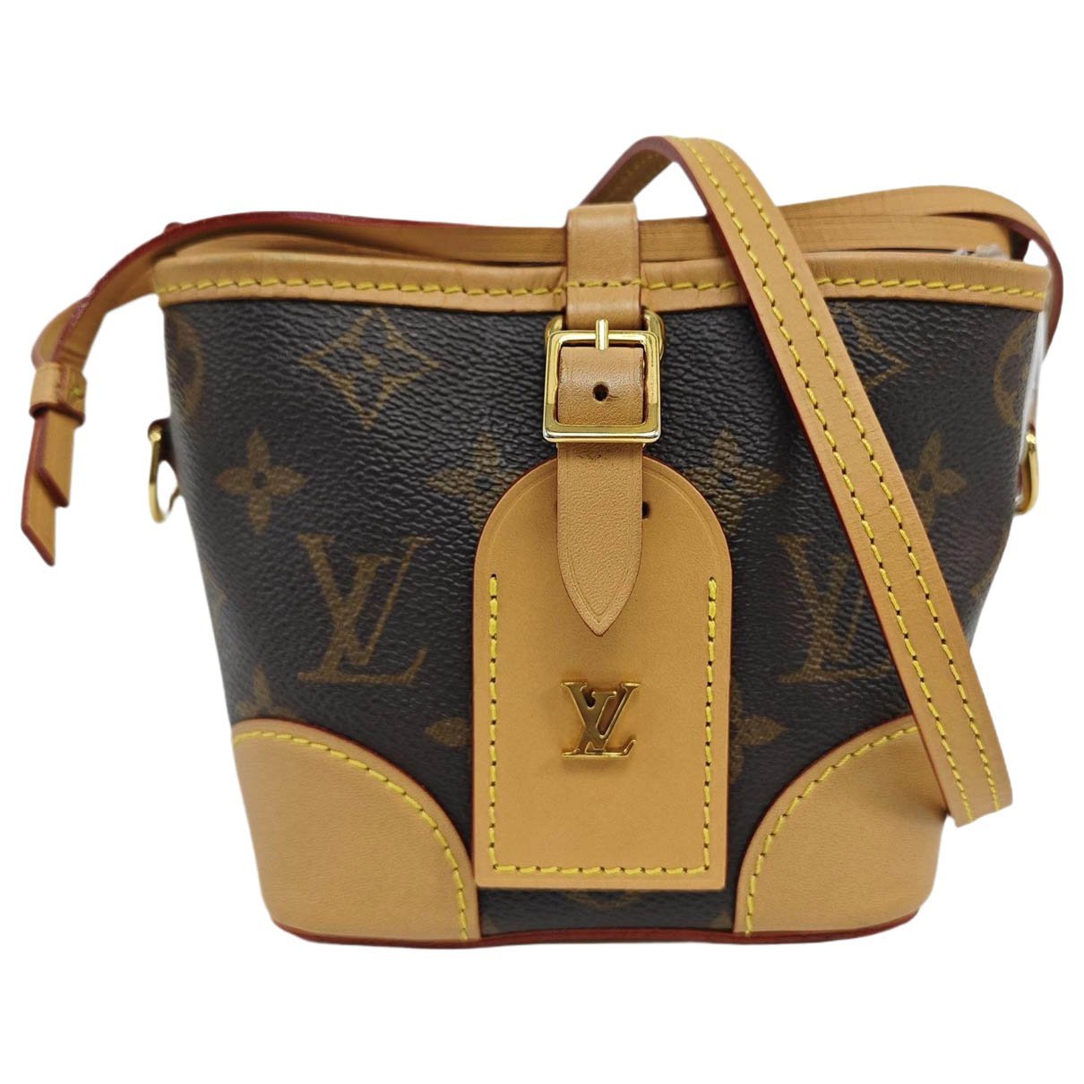 Nano Noé leather crossbody bag