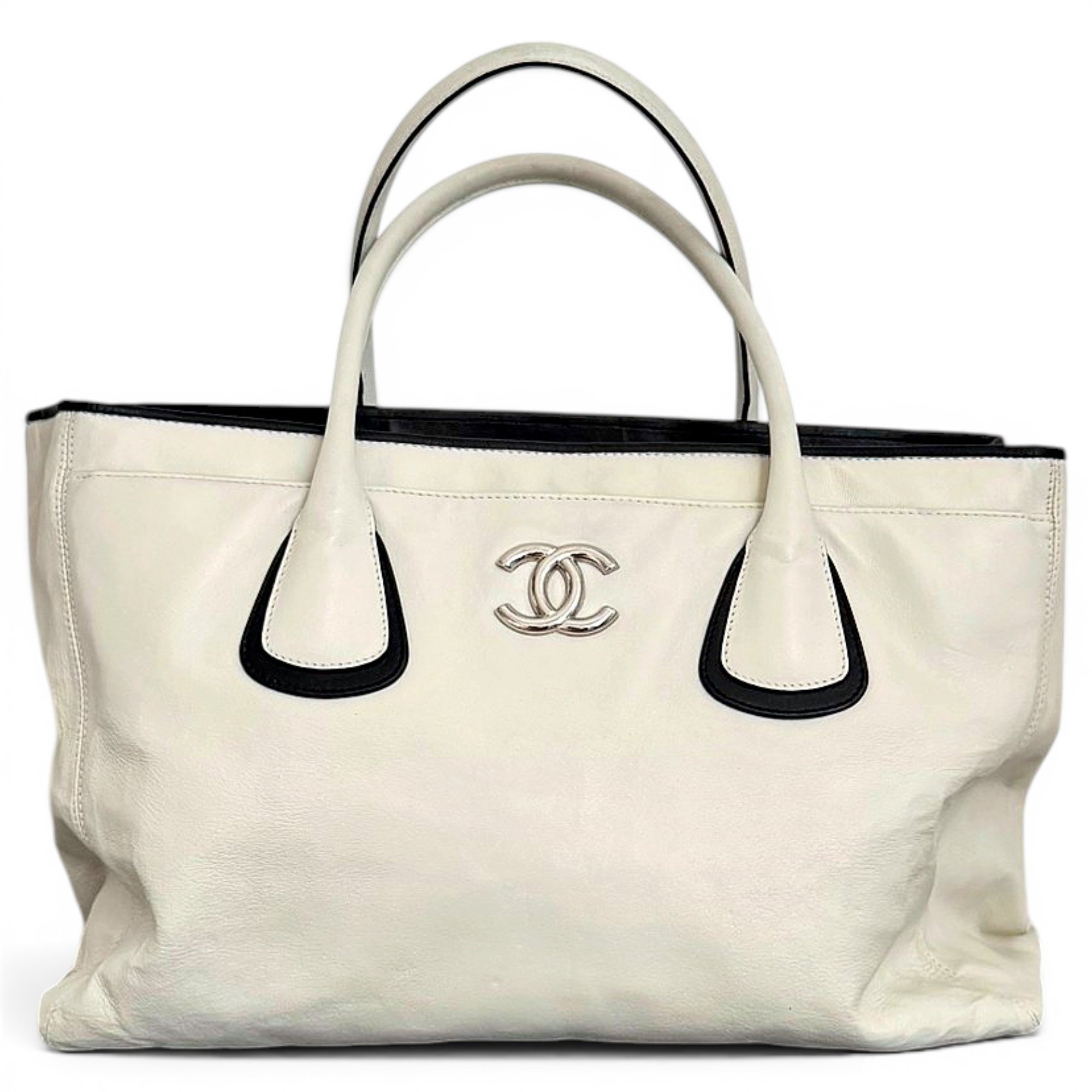 Executive leather tote