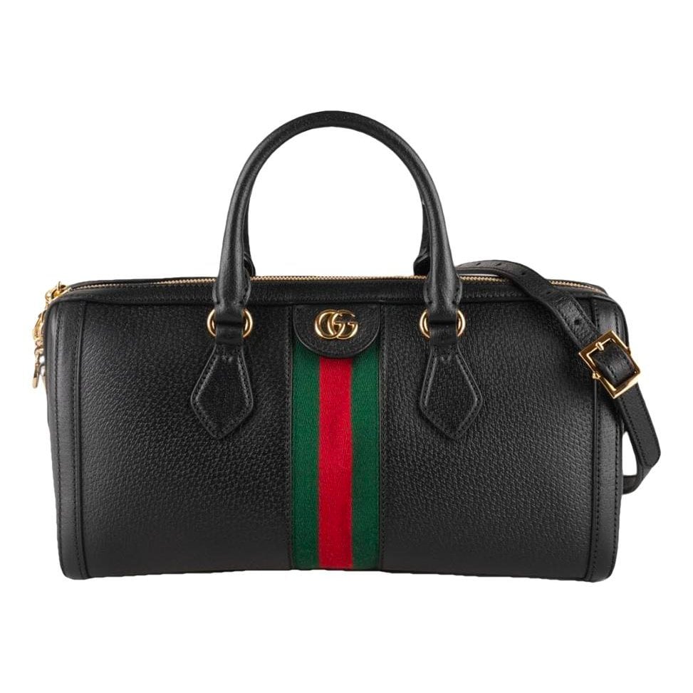 Ophidia Boston leather crossbody bag