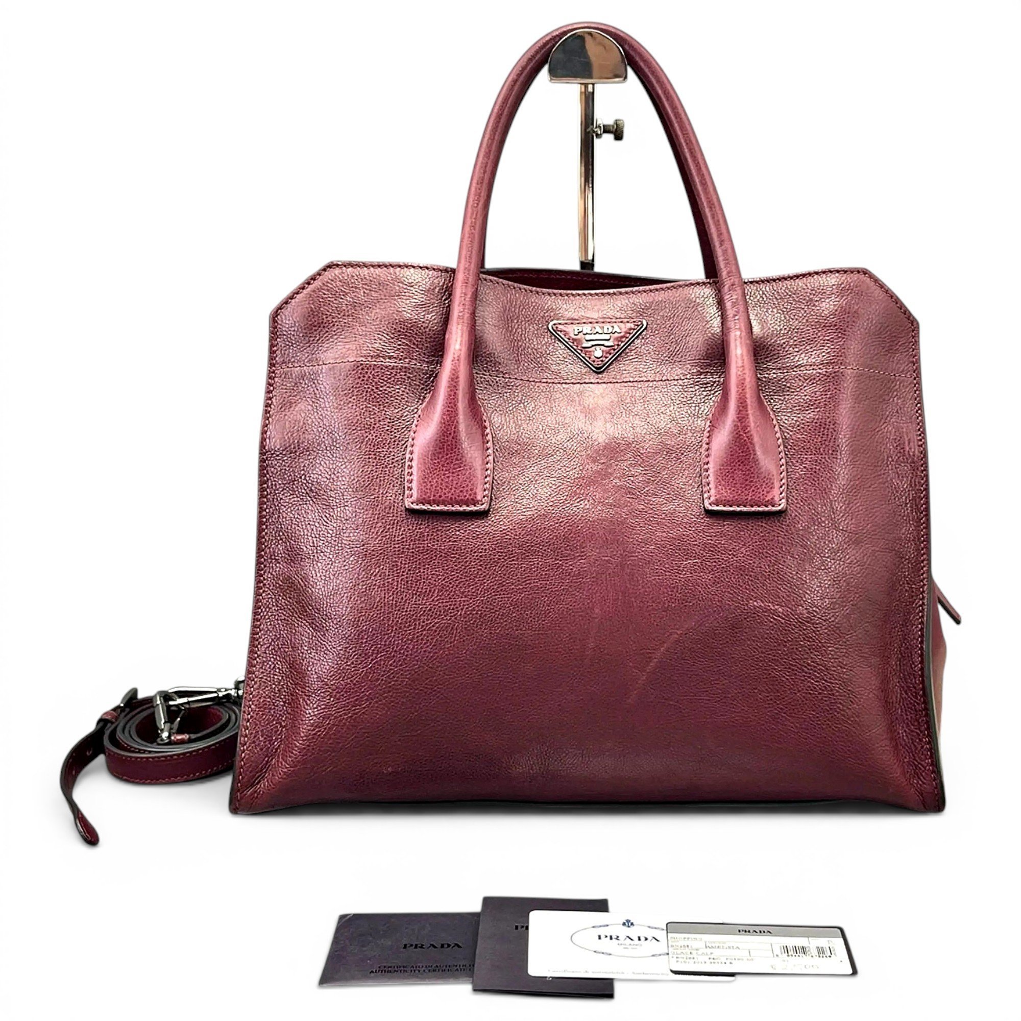 Leather crossbody bag