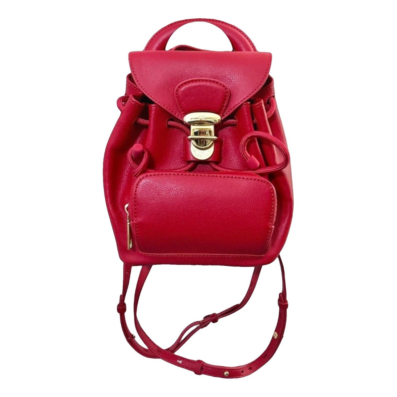 Leather backpack