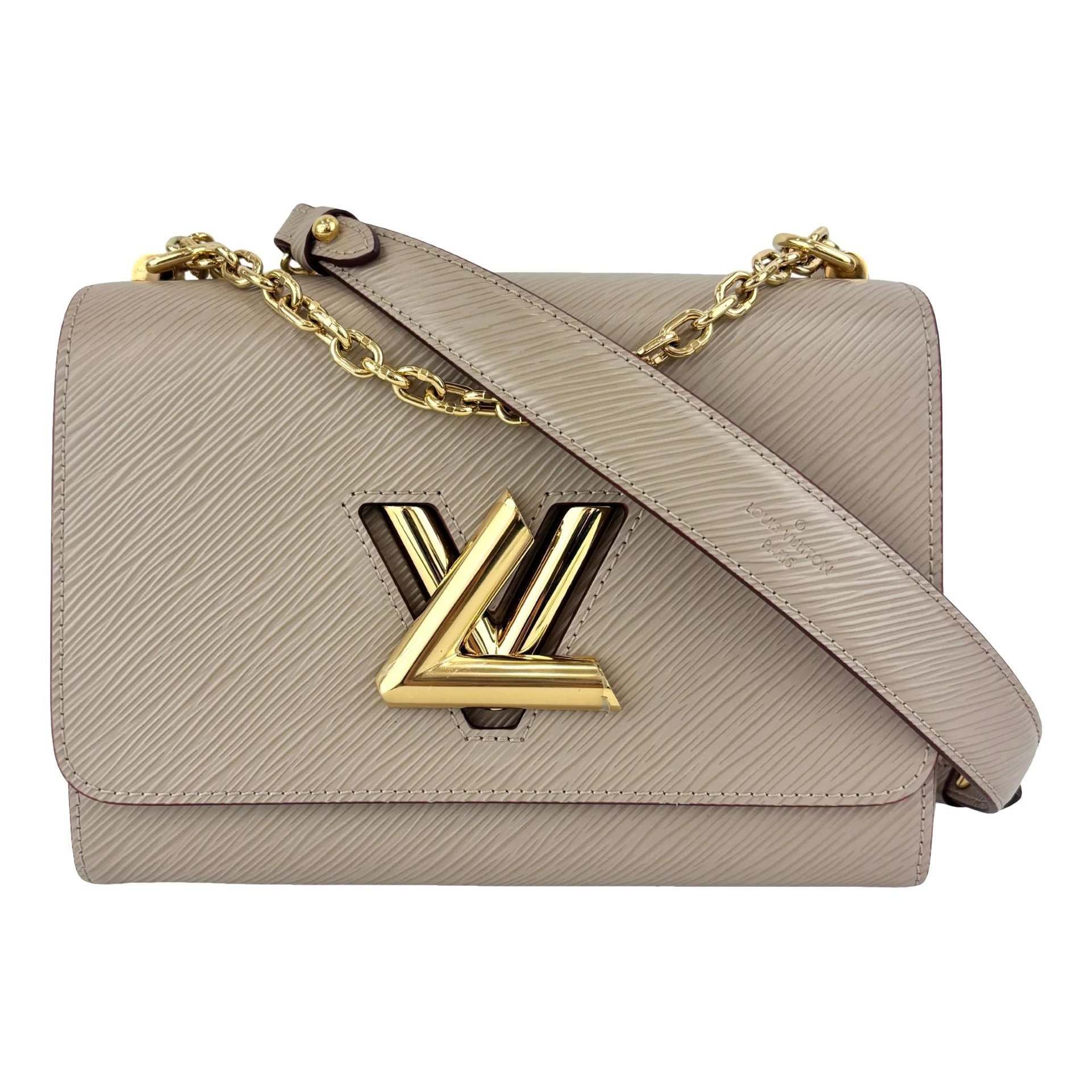 Twist leather handbag