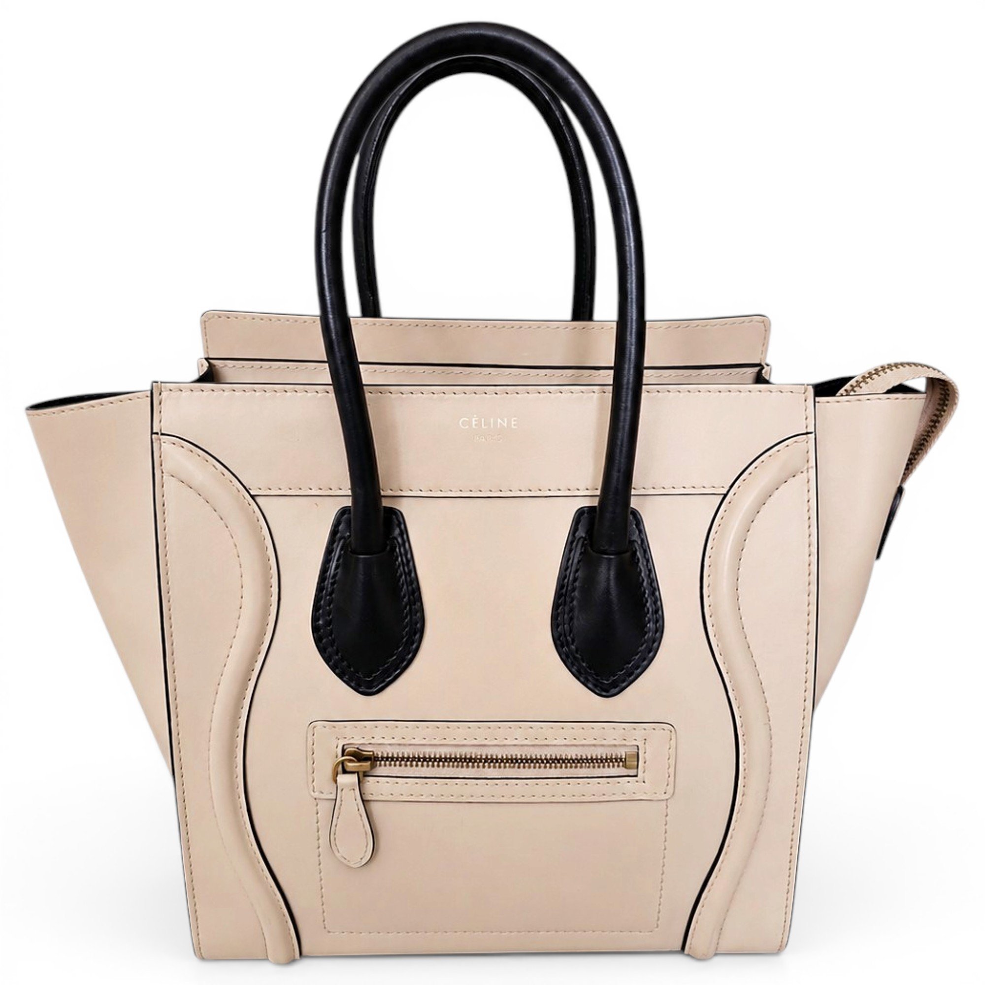Luggage leather handbag