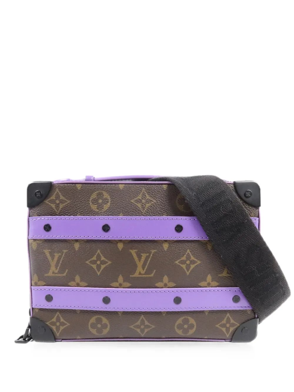 Monogram Macassar Handle Soft Trunk shoulder bag