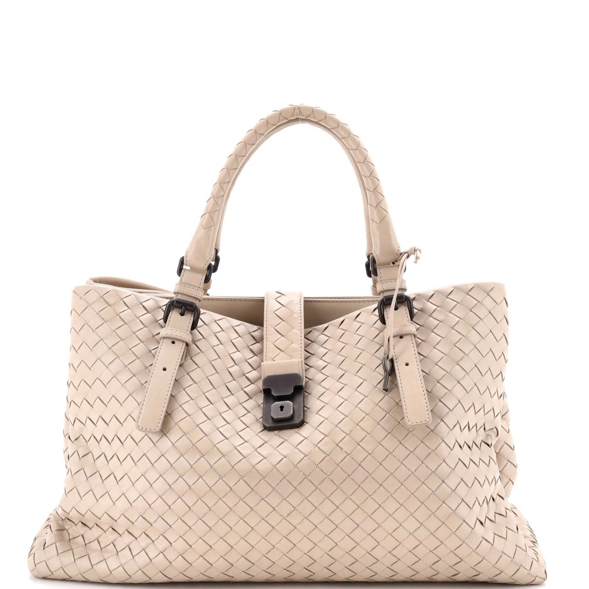 Roma leather tote