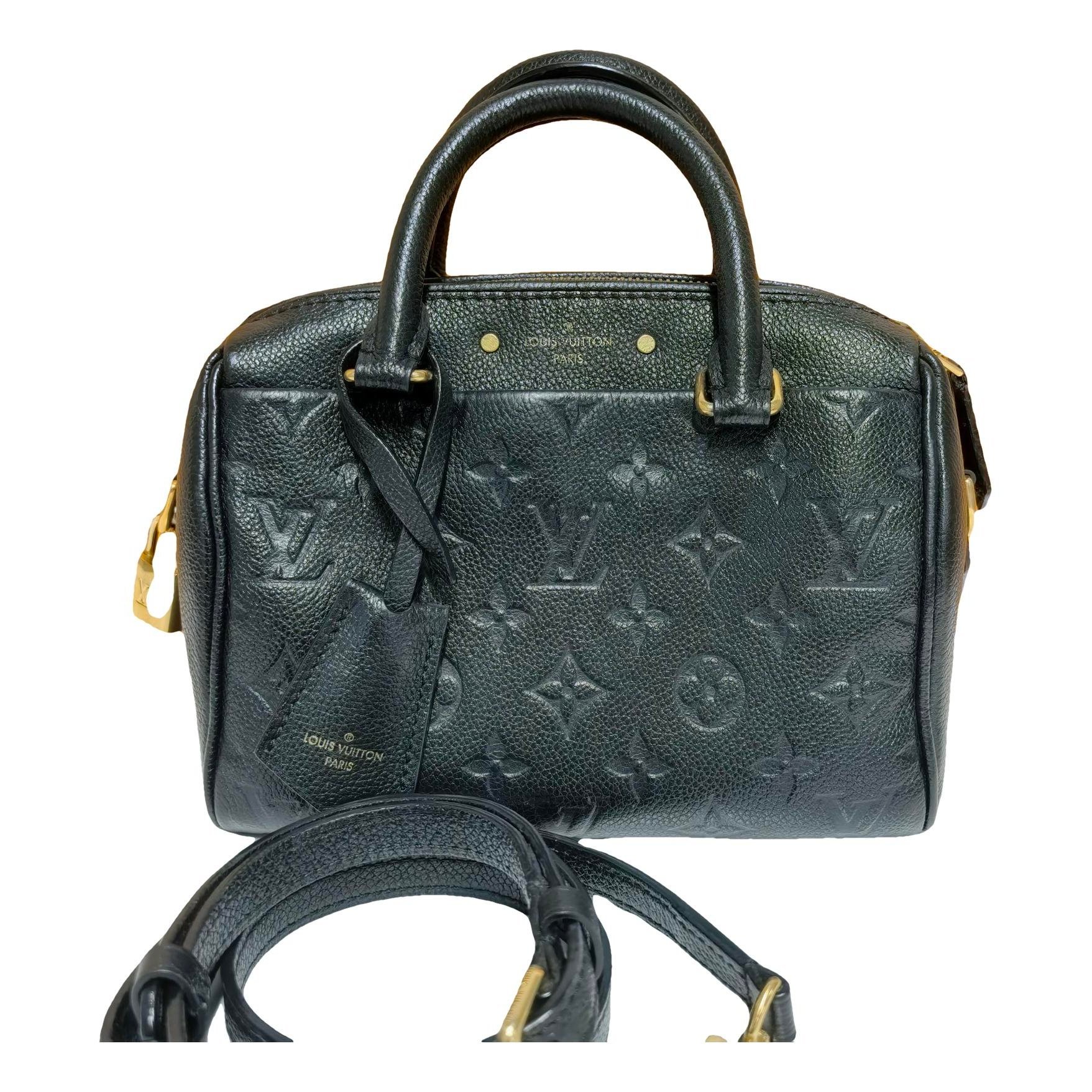 Speedy leather handbag