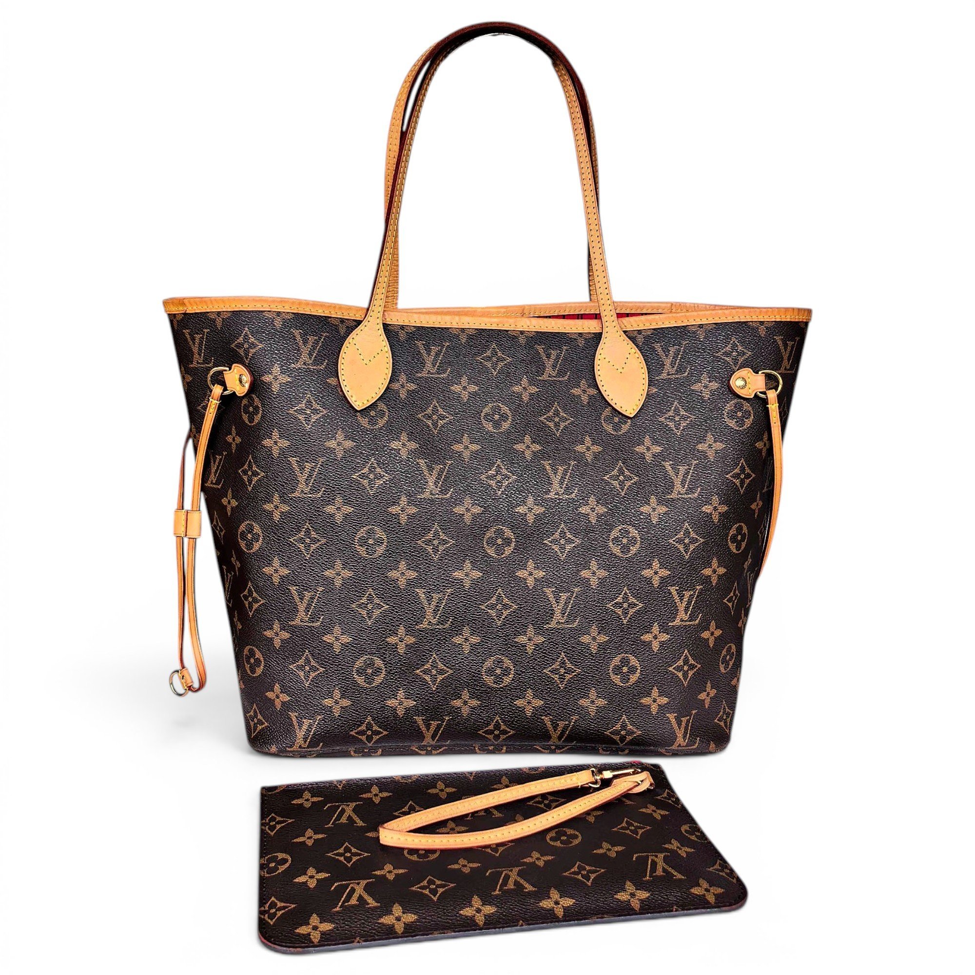 Neverfull leather tote