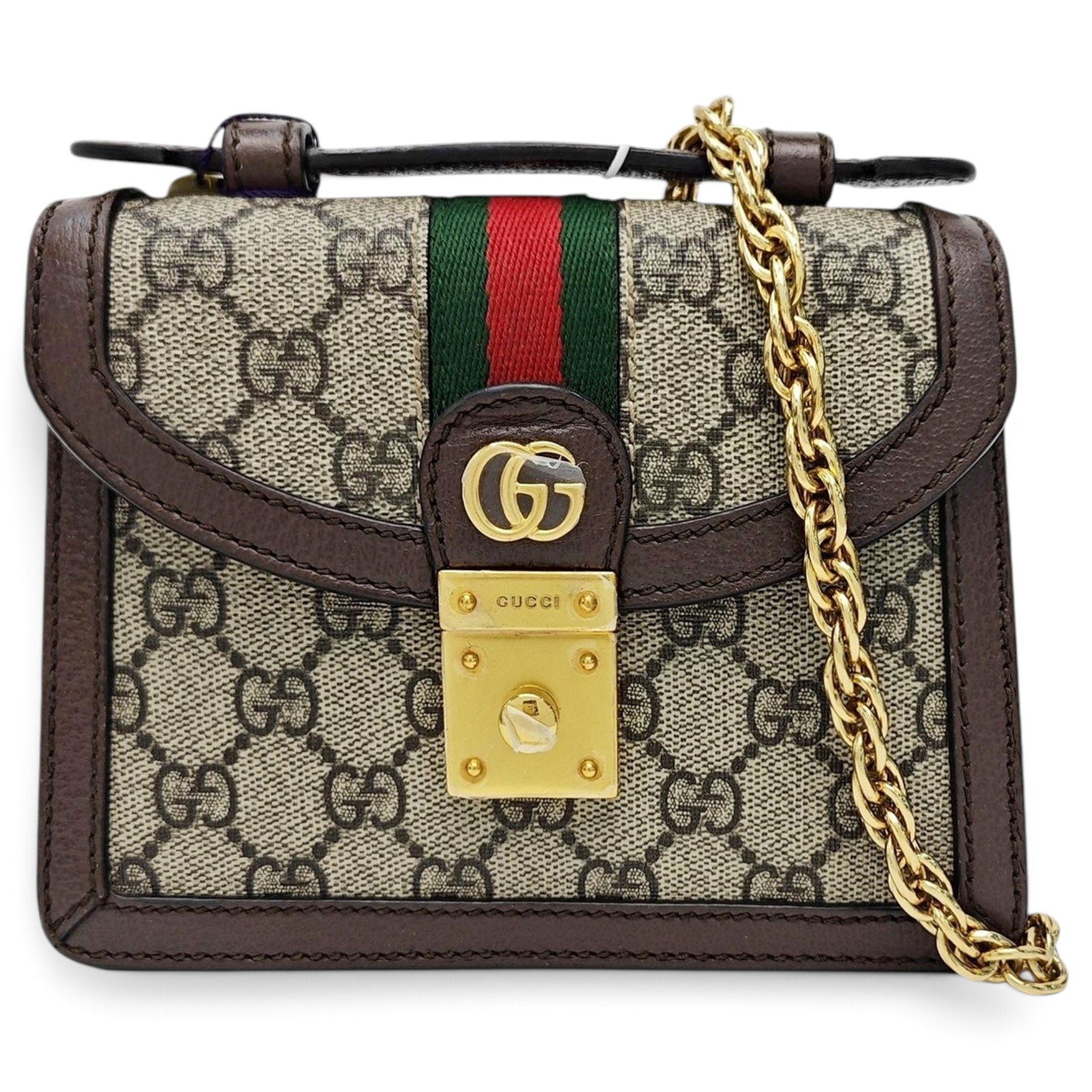 Ophidia leather handbag