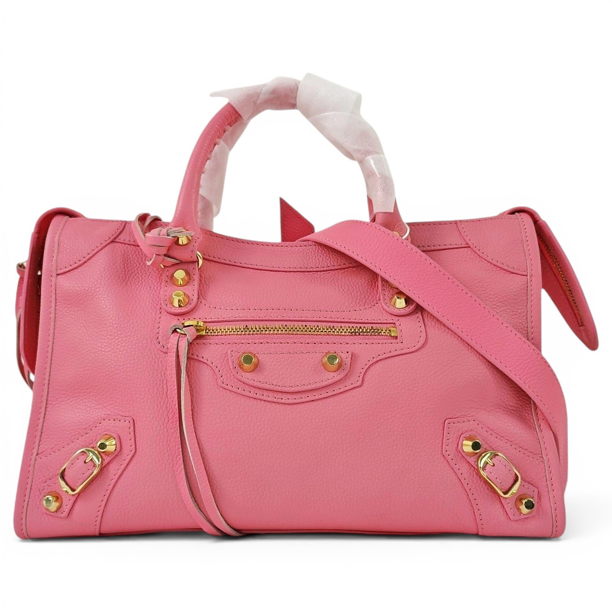 Leather handbag