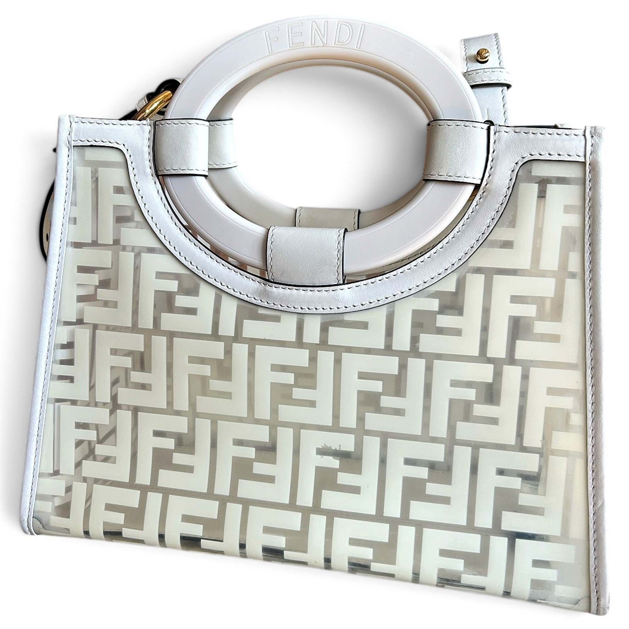 Runaway leather tote