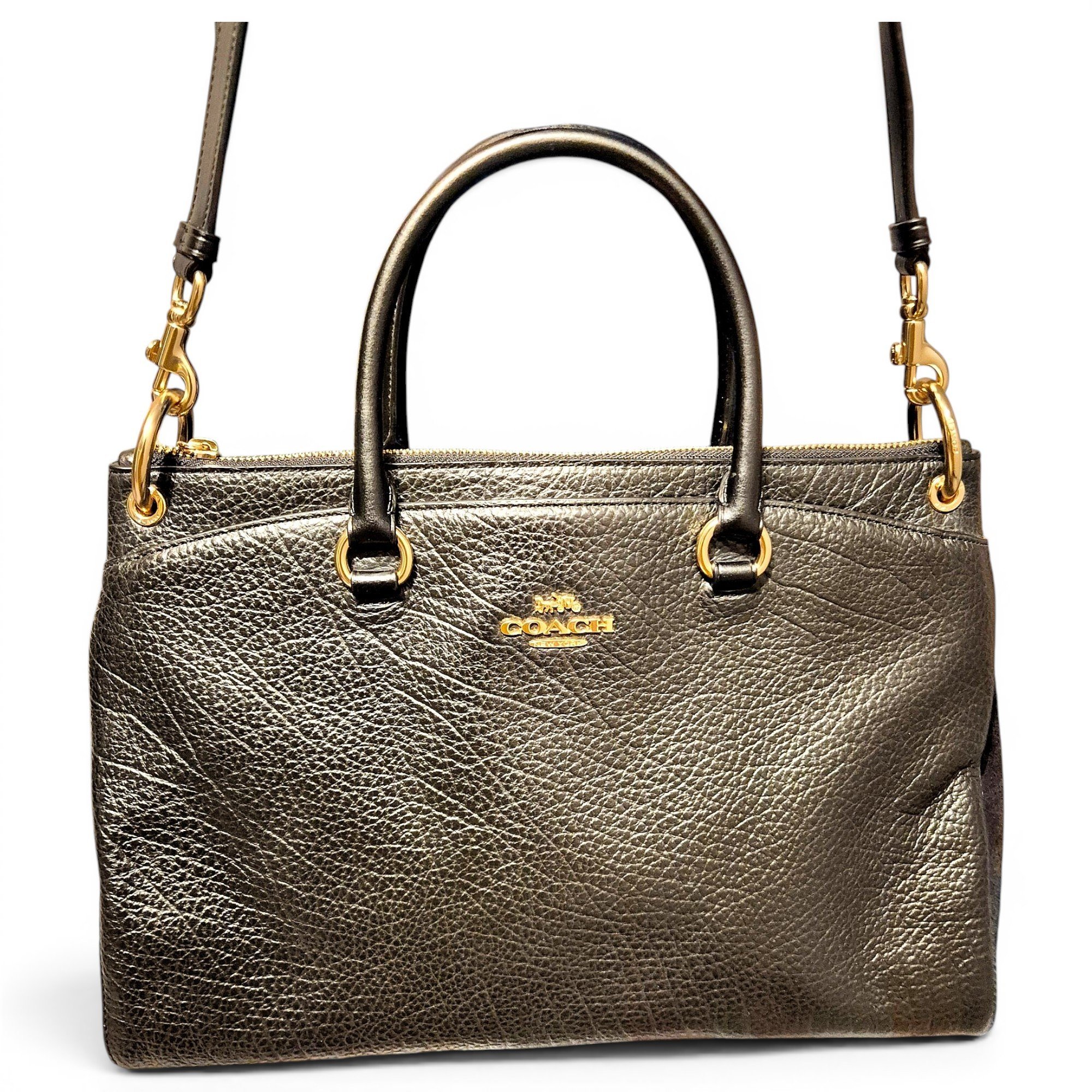 Leather handbag