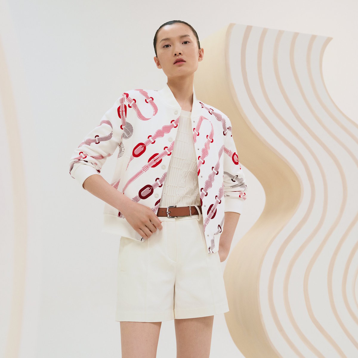 Blouson Inspiration Teddy imprimé « Coaching Remix »