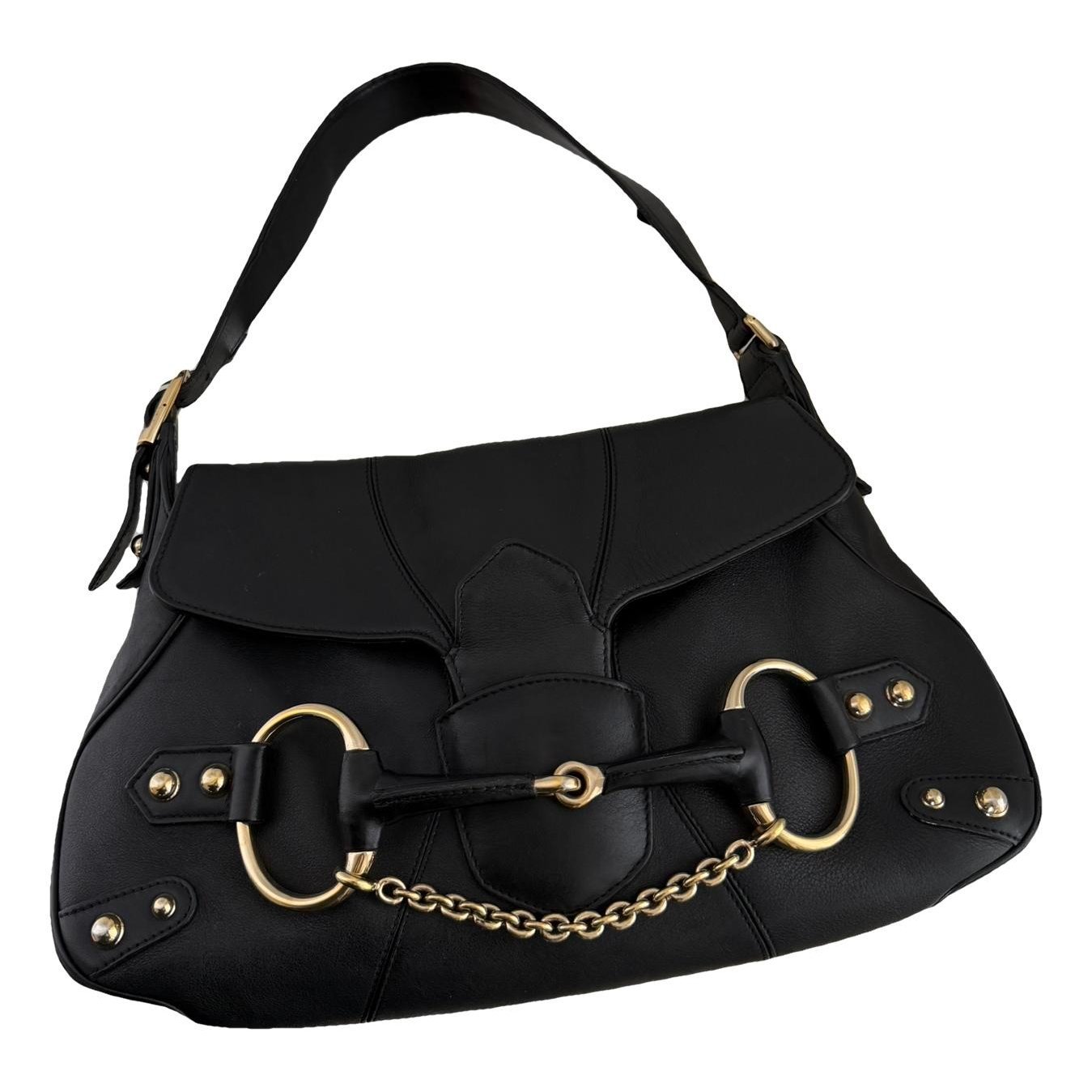 Horsebit Chain leather handbag