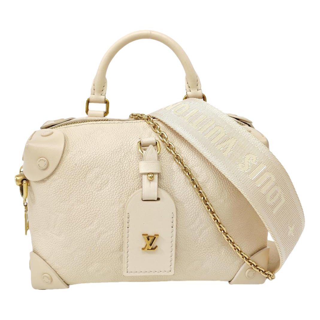 Petite Malle Souple leather handbag