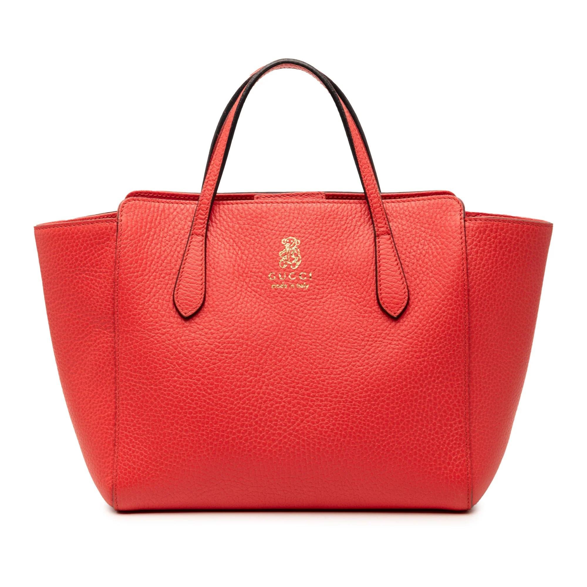 Swing leather handbag