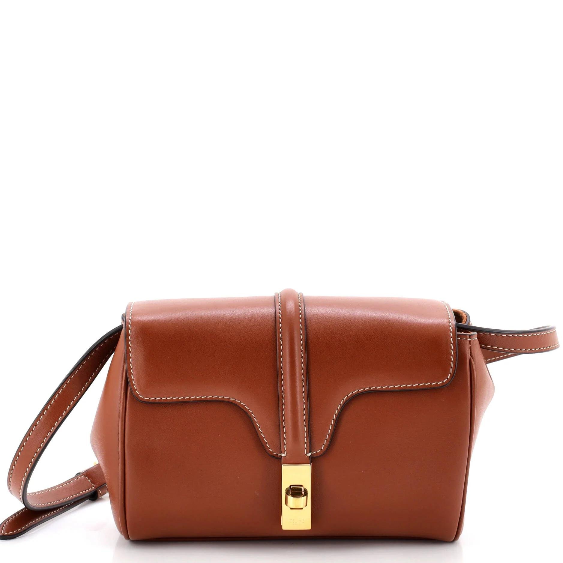 Leather crossbody bag