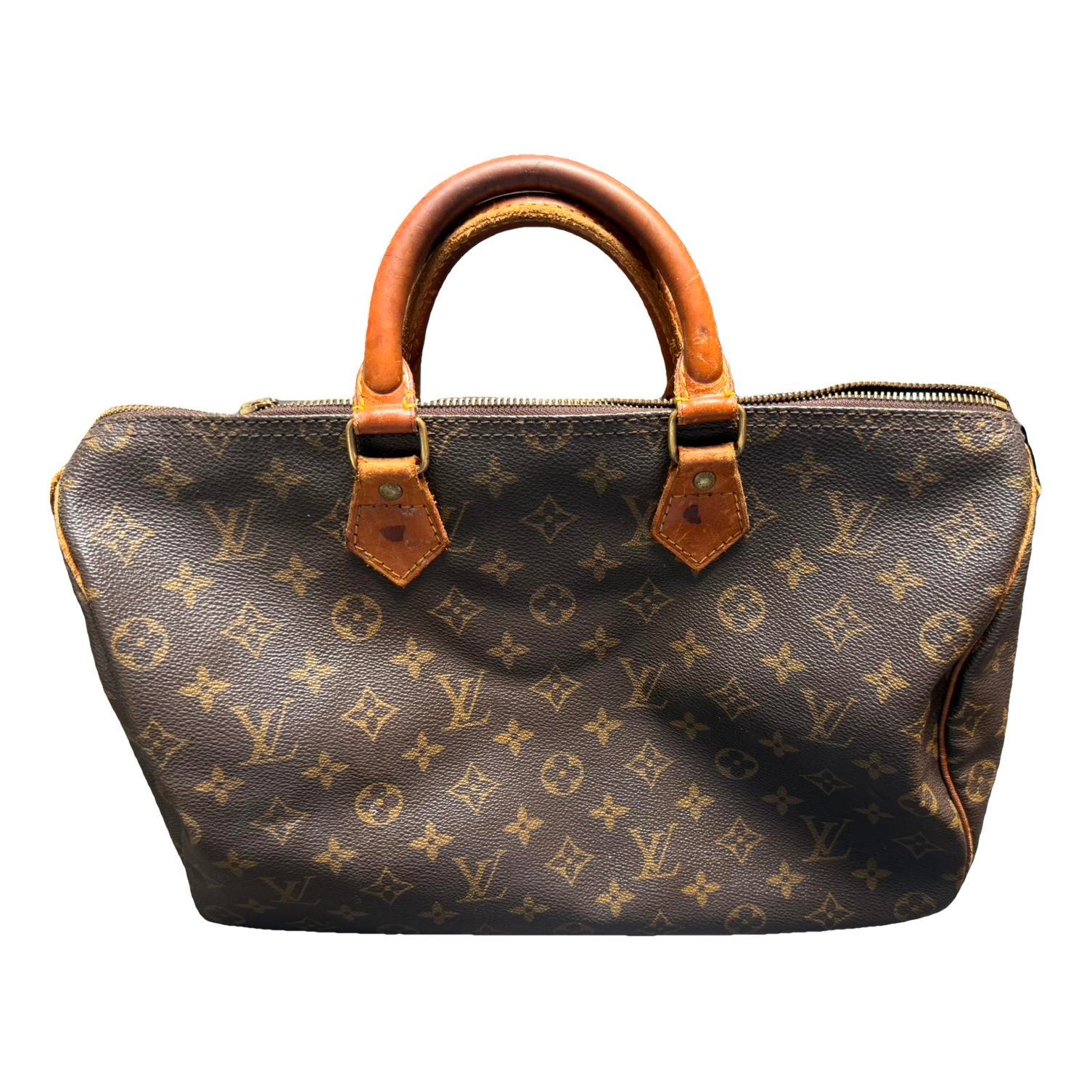 Speedy leather handbag