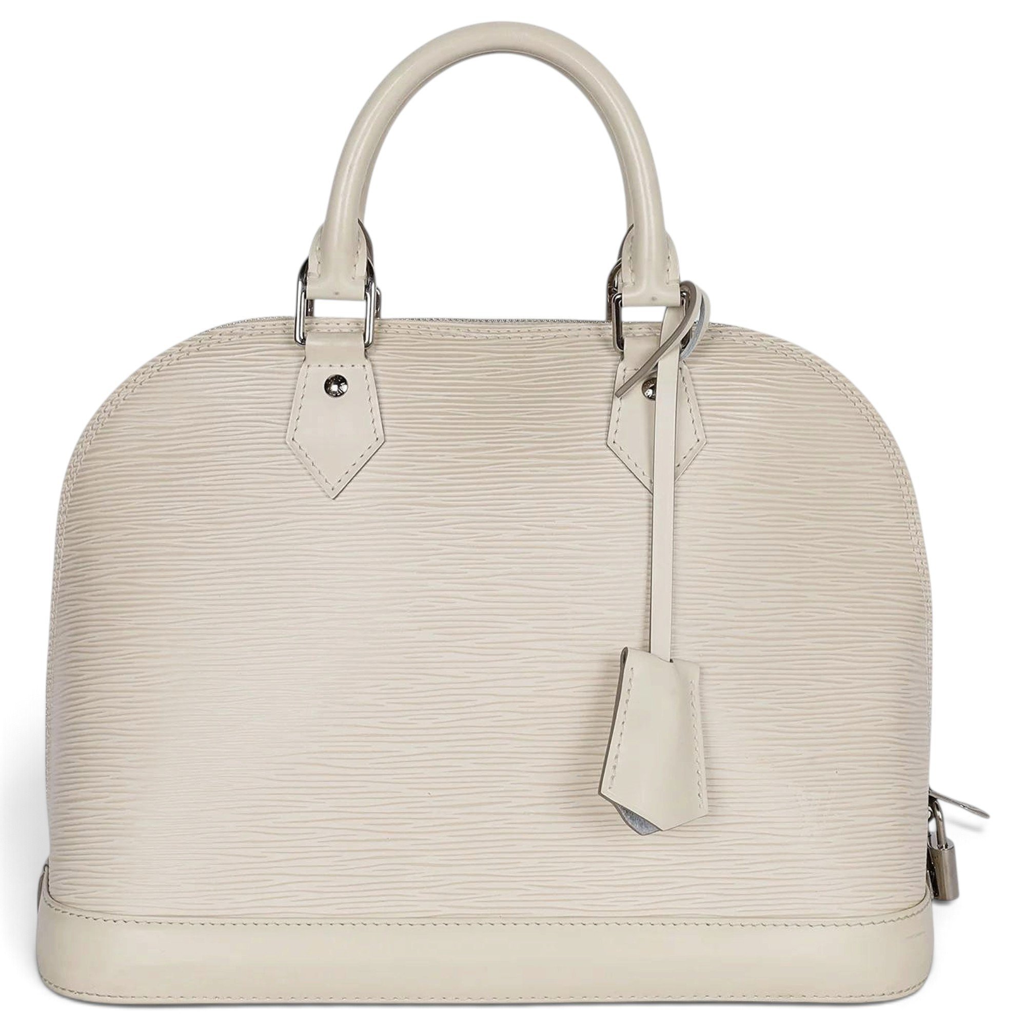 Louis Vuitton Alma leather satchel
