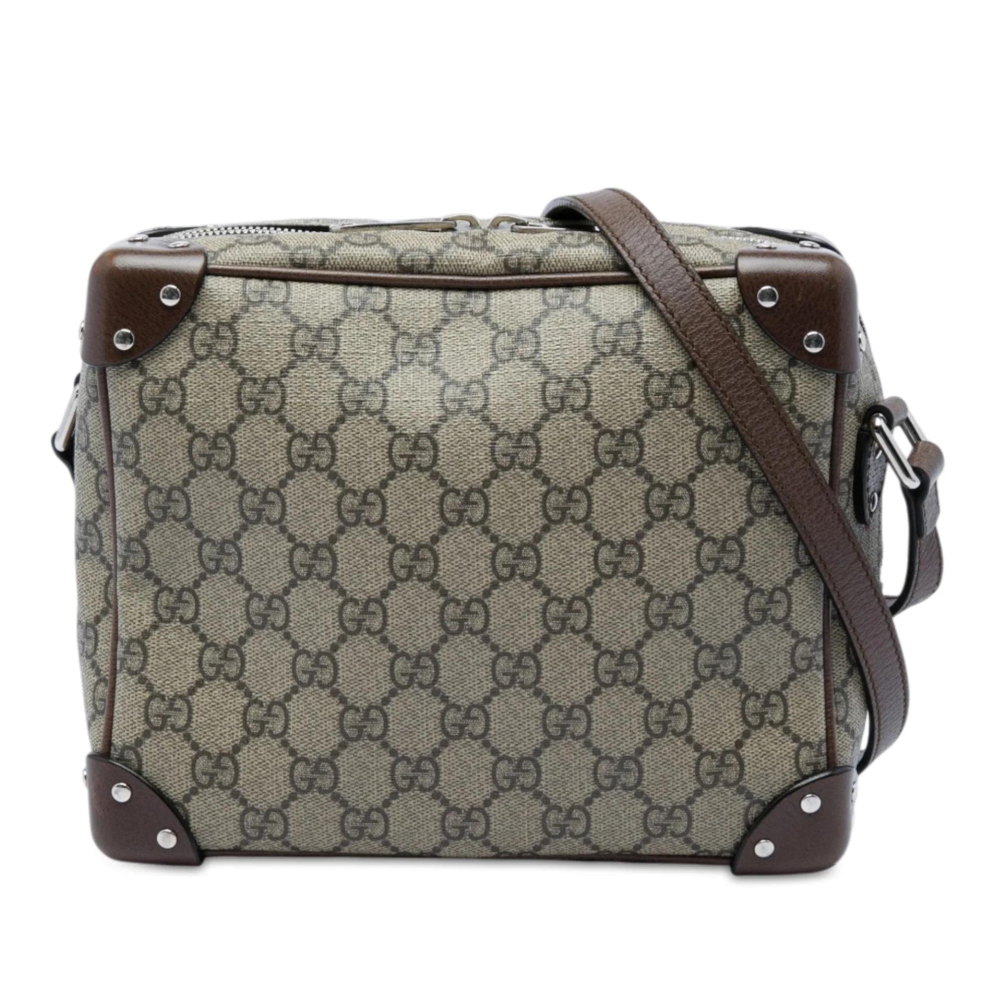 Gucci B leather crossbody bag