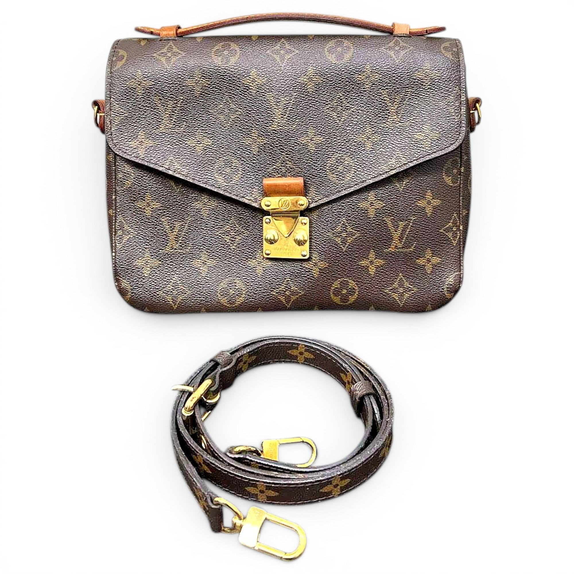 Metis leather handbag
