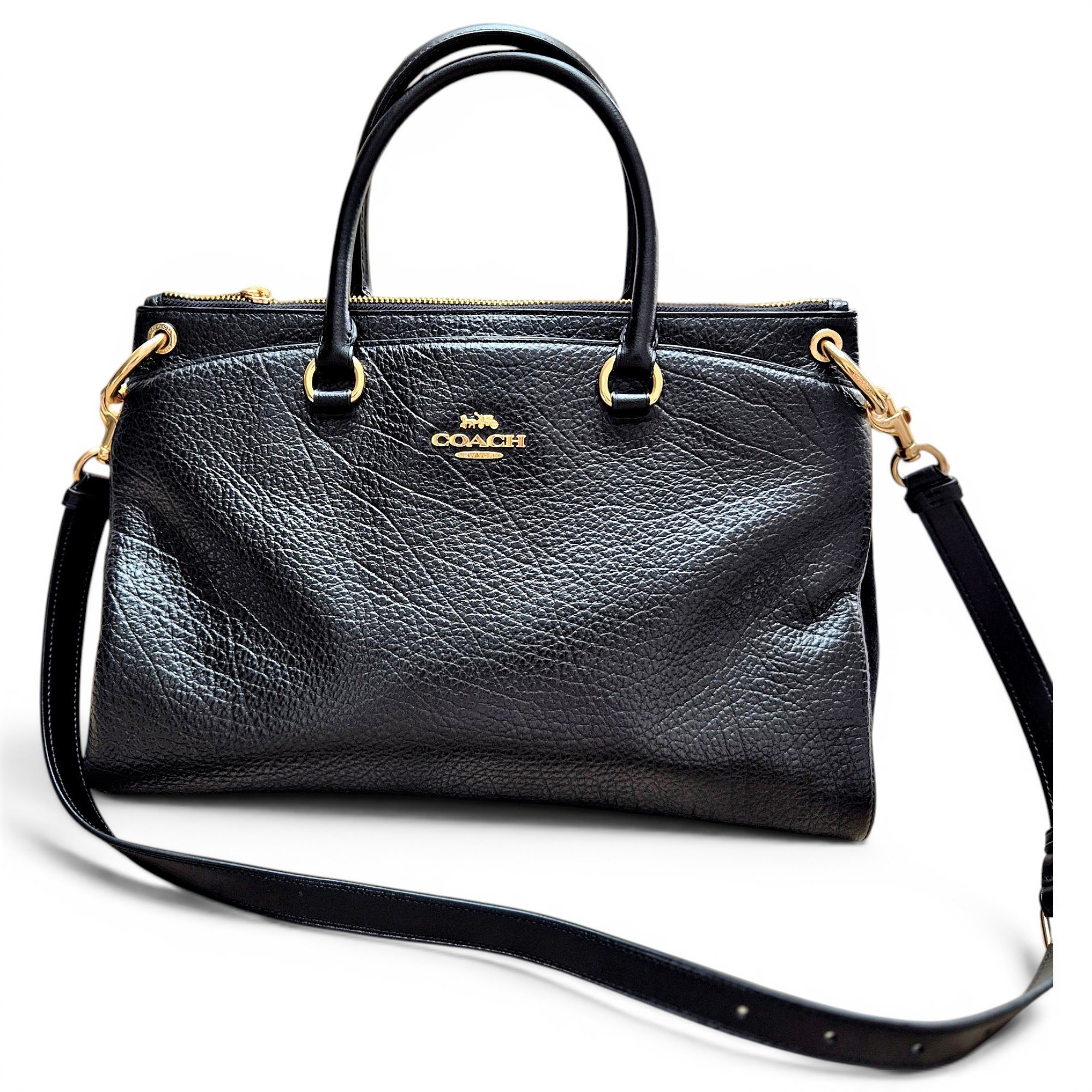 Leather handbag