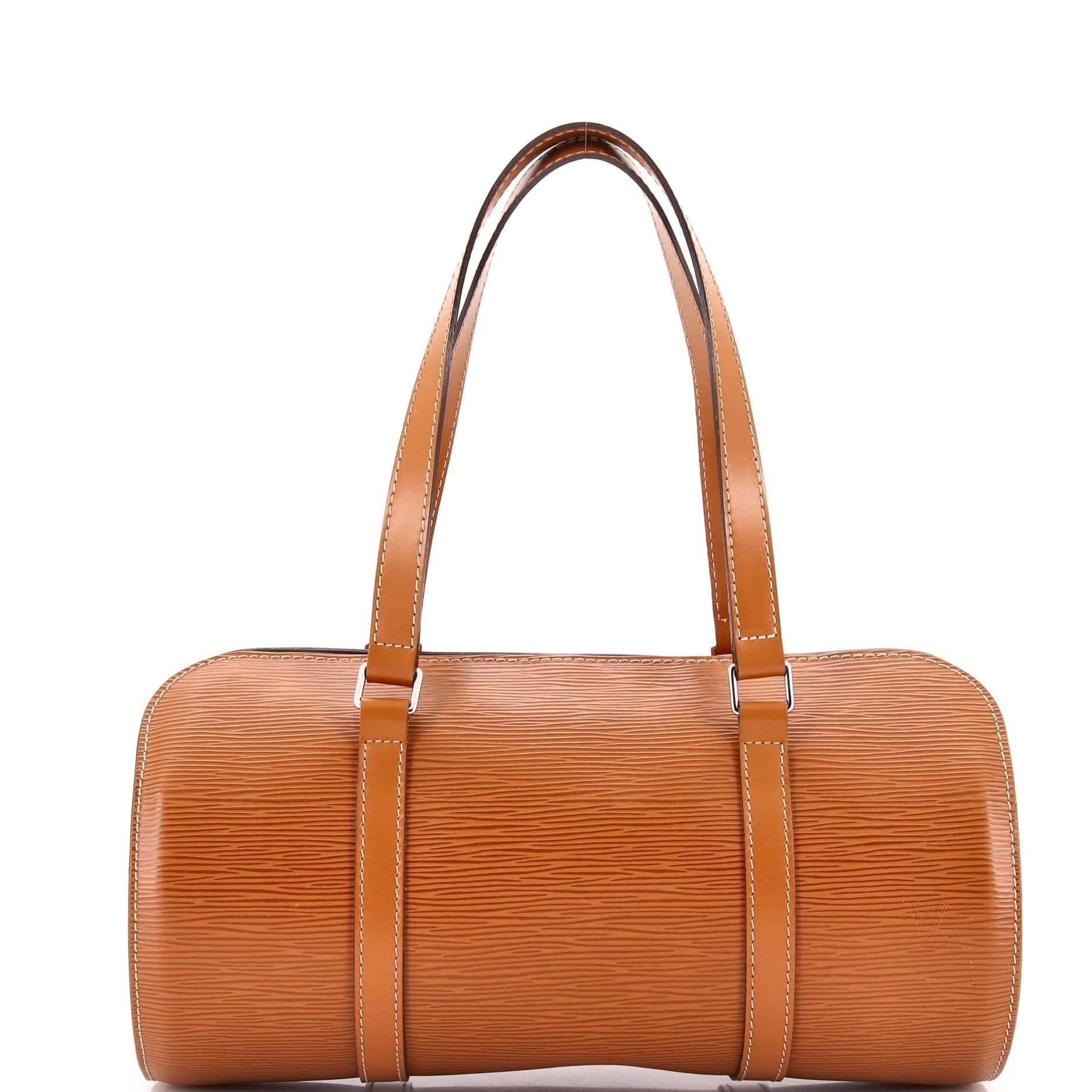 Leather bowling bag