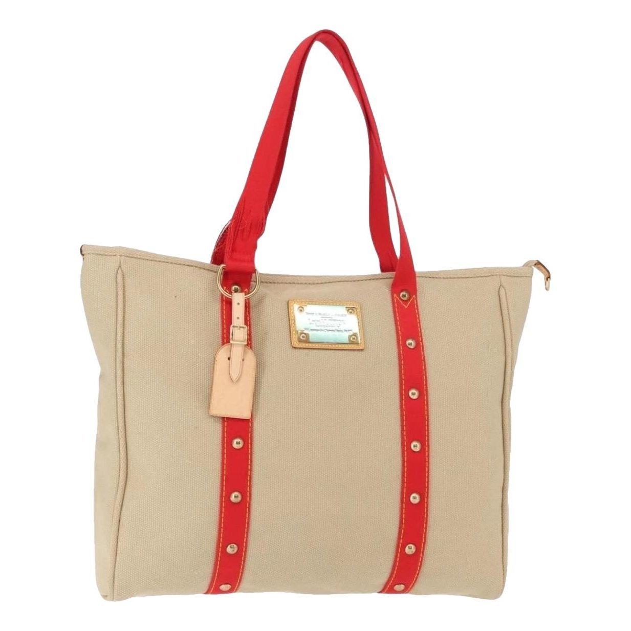 Leather tote